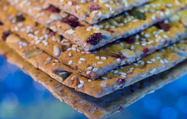 Macro, cookies, sesame