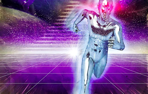 Planet, hands, Android, synth wave, the fugitive, run vaylor, star knight