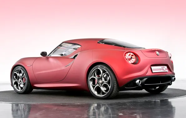 Picture auto, Alfa Romeo, Alfa Romeo, back, 4C Concept