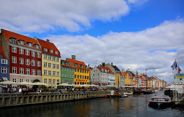 Picture home, Denmark, promenade, the urban landscape, Copenhagen