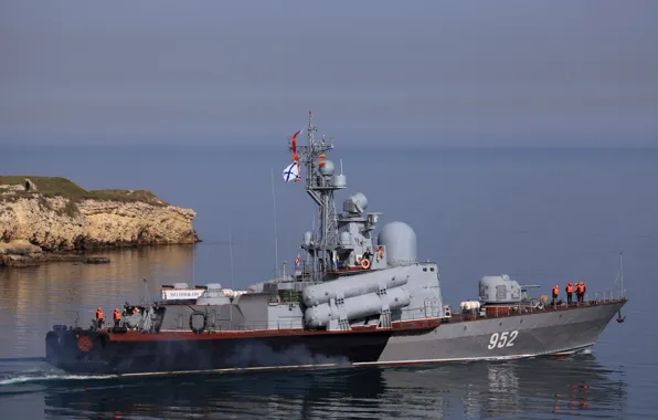 Ship, Lightning, Navy, rocket, R-109, The black sea, RCA