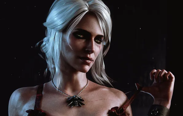 The witcher, 3D Art, Ciri, HENTAI, I was Art
