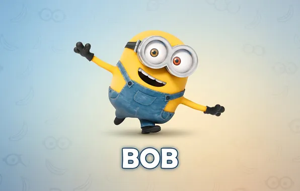 Wallpaper cartoon, Bob, minions