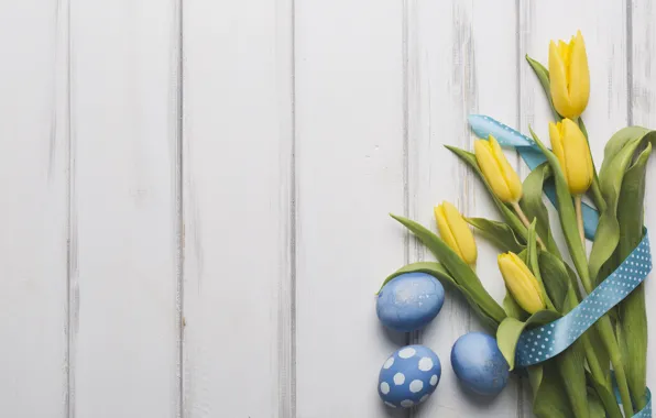 Holiday, bouquet, spring, tape, tulips, wood, blue, tulips