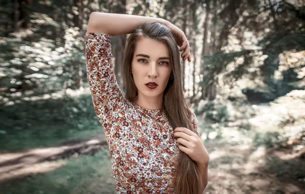 Picture makeup, sponge, curls, David Ricany