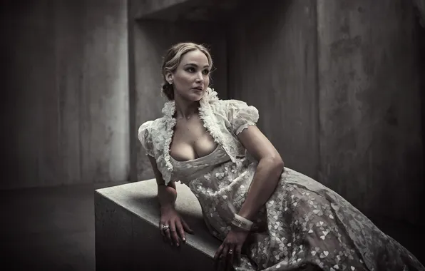 Monochrome, Jennifer Lawrence, Photoshoot, 2024