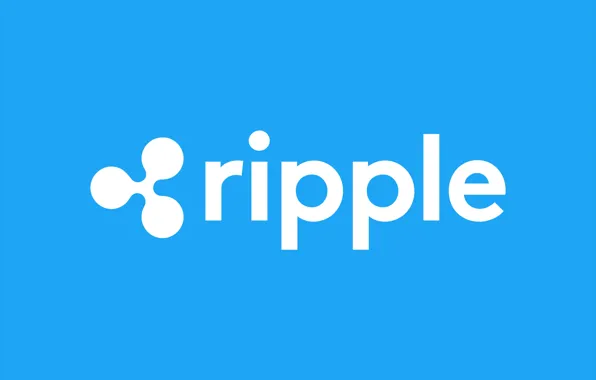 Picture background, blue, logo, blue, fon, ripple, xrp, RIPL