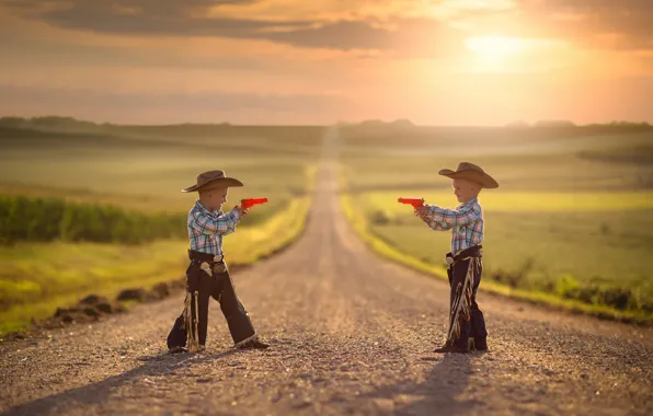 Road, children, the game