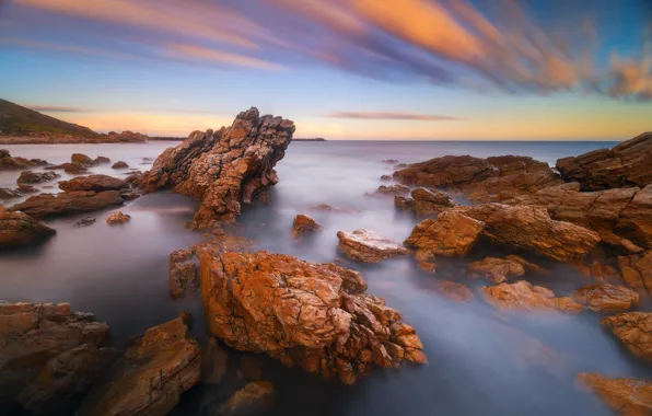Rocks, coast, Australia