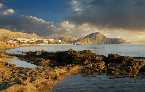 Sea, the sky, landscape, nature, photo, coast, Russia, Crimea