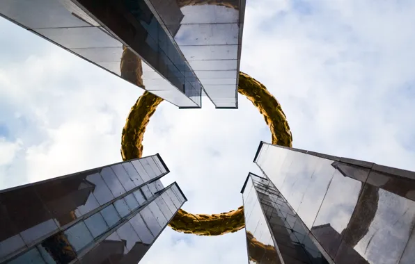 The sky, Ukraine, Donetsk, eternal flame