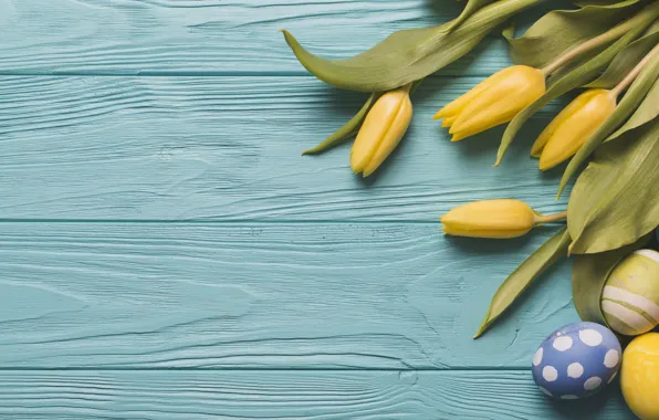 Flowers, yellow, spring, Easter, tulips, yellow, flowers, tulips