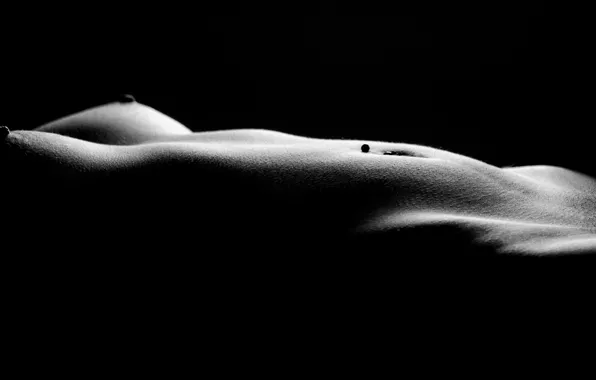 Chest, body, piercing