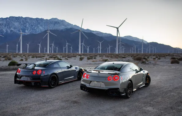 Nissan, GT-R, R35, rear view, Nissan GT-R Nismo, 2023, Nissan GT-R T-spec