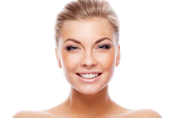 Picture smile, model, nude, blonde