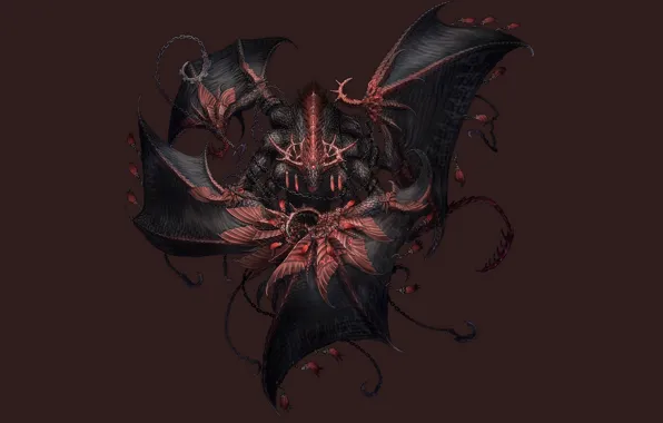 Picture fantasy, wings, anime, the demon, art, Anima: Beyond Fantasy