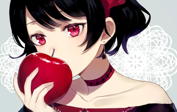 Girl, Look, Apple