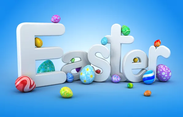 Picture graphics, eggs, Easter, Easter