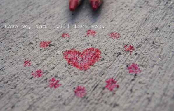 Picture PAIR, TEXTURE, RED, TEXT, HEART, FIGURE, PENCILS, IFON
