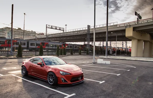 Bridge, Toyota, side, GT86, Rocket, Bunny