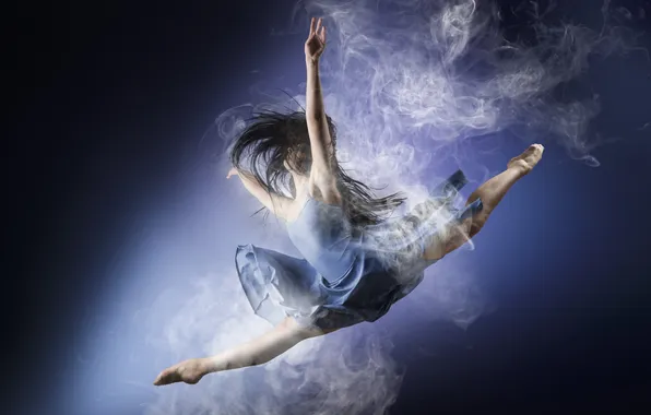 Girl, background, dance