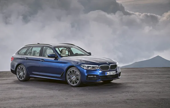 Picture clouds, overcast, BMW, Playground, universal, xDrive, Touring, 530d