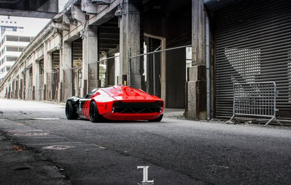 Red, Auto, Black, Lamborghini, Machine, Supercar, Miura, Rendering