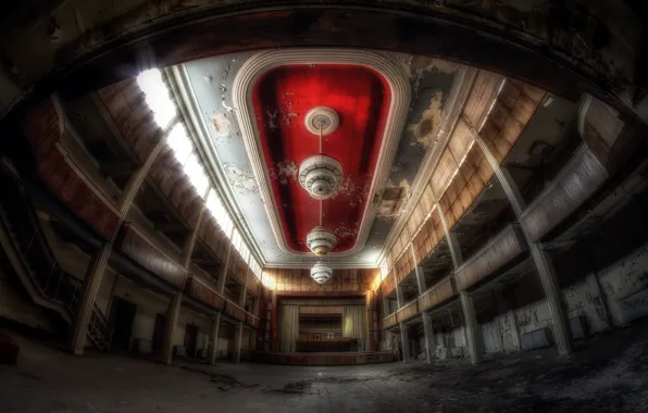 Interior, lamp, hall