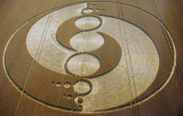 Picture field, UFO, ufo, crop circles, want to believe, crop circles