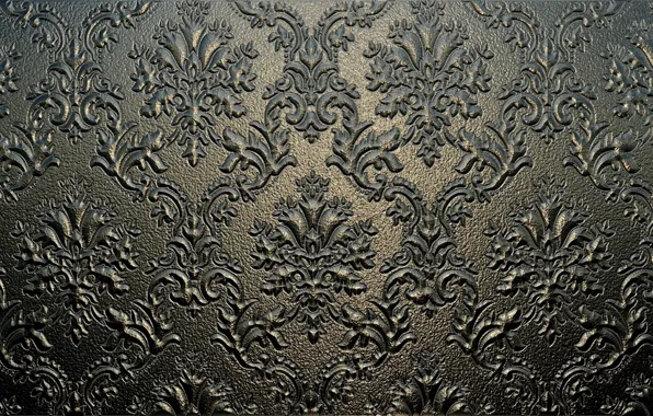 Metal, pattern, silver, Shine, texture, silver, ornament, relief