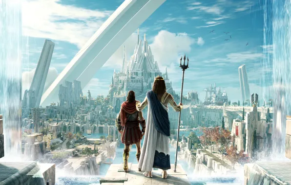 Wallpaper Game, Assassin'S Creed Odyssey, Fate Of Atlantis.