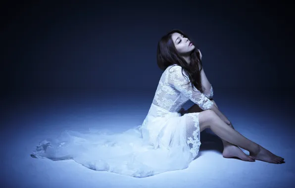 Girl, music, brunette, Asian, legs, body, South Korea, K-Pop
