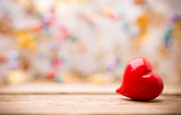 Picture love, background, red, widescreen, Wallpaper, mood, heart, blur