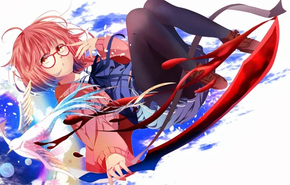 Anime Beyond The Boundary Mirai Kuriyama Facebook Cover Photo