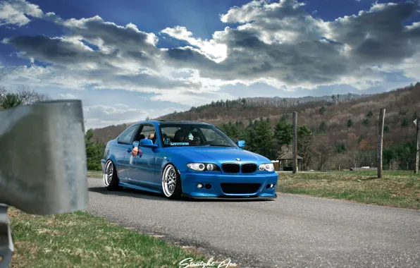 Tuning, bmw, BMW, wheels, blue, tuning, power, germany