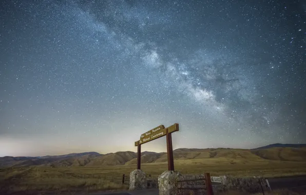 Stars, gate, The Milky Way, farm, secrets
