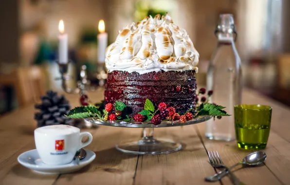 Background, food, cake