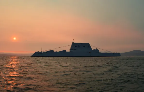 Sunset, destroyer, Michael Monsoor