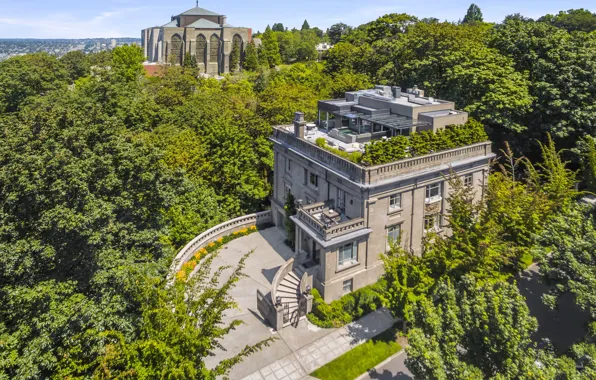 Picture greens, Park, castle, architecture, Harvard, by Stuart Silk Architects, Harvard-Belmont Residence