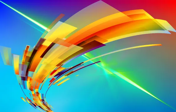 Light, line, color, the volume, layer