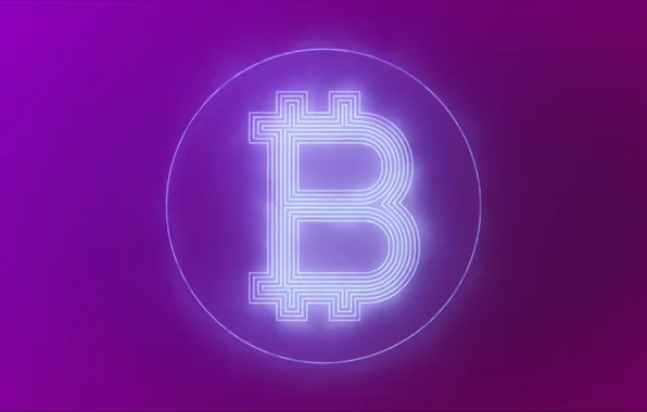 Picture background, lilac, logo, logo, fon, bitcoin, bitcoin, btc