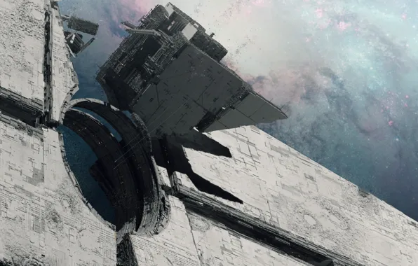 Space, ships, station, flight, the tunnel, ruins, homeworld3
