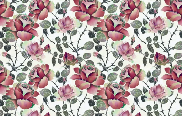 Picture flowers, background, texture