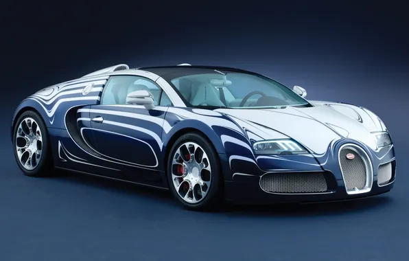 Veyron, bugatti, grand sport, porcelain, l or blanc