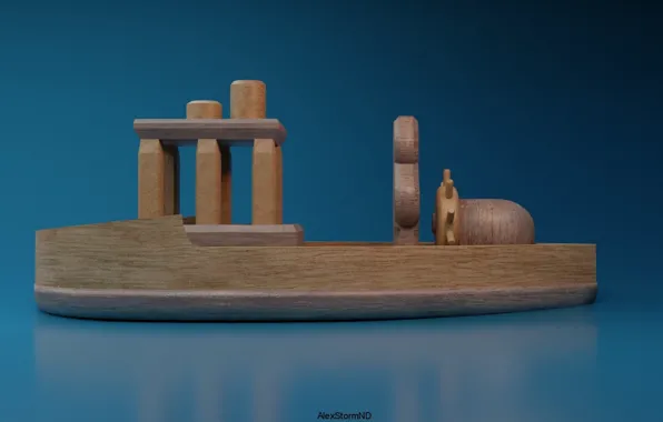 Art, boat, decor, AlexStormND