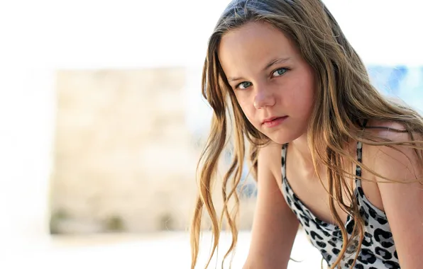 Picture look, portrait, girl, curls, Robert Lipic
