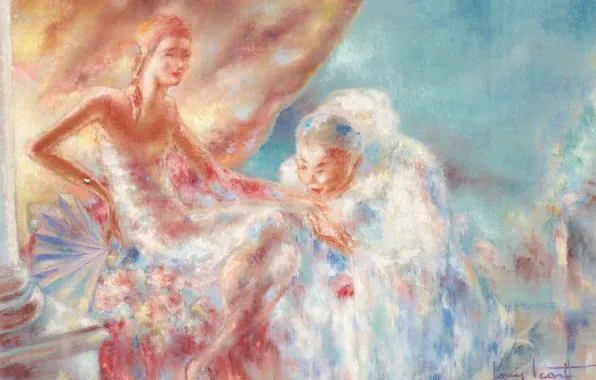 Pastel, 1914, Louis Icart, Kiss Piero