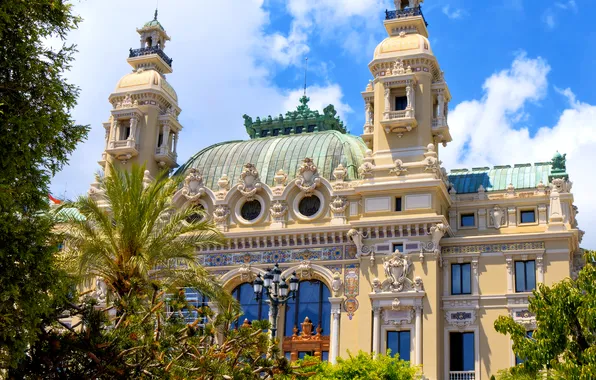 Picture design, the city, house, photo, Monaco
