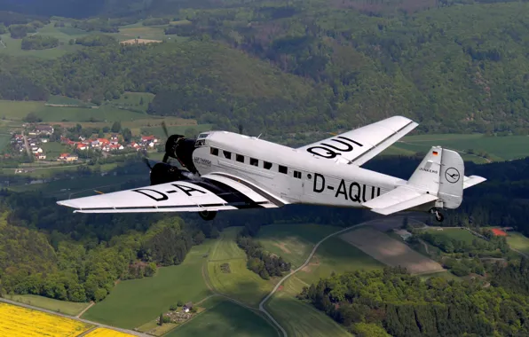 Picture the sky, earth, field, road, home, the plane, forest, German