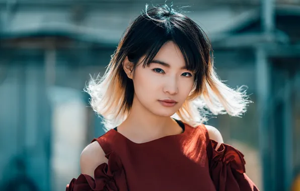 Picture look, girl, portrait, Asian
